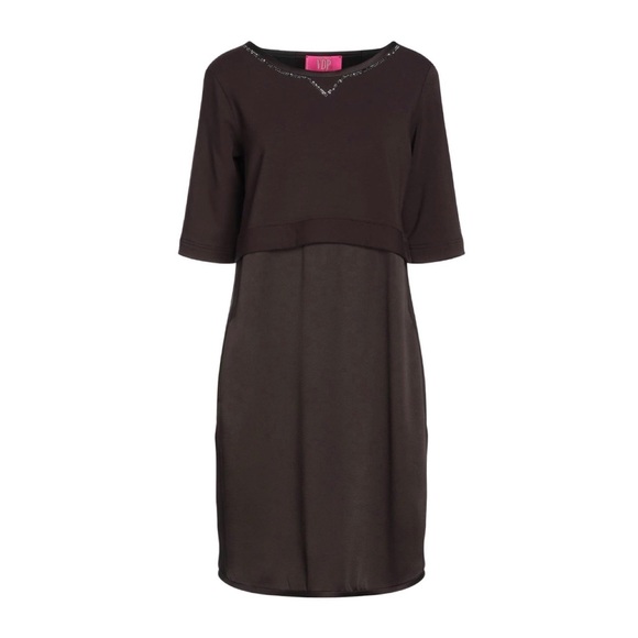 NEW VDP Collection Women’s LBD Short Dress size 6 Black - Picture 1 of 9